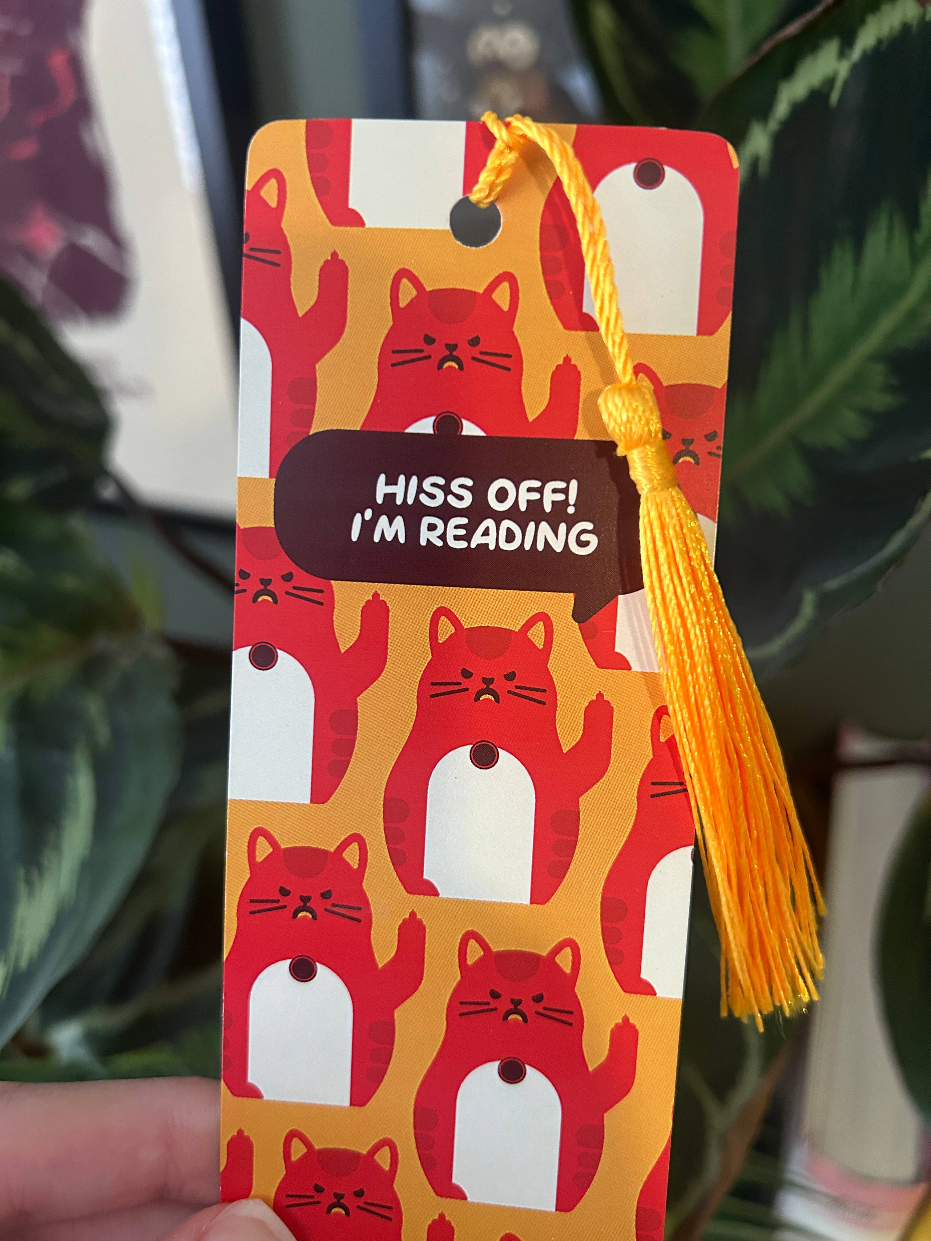 Jess Bright Design - Wholesale Bookmark - Angry Cat Bookmark with Tassel | Cute, Funny Bookmark2
