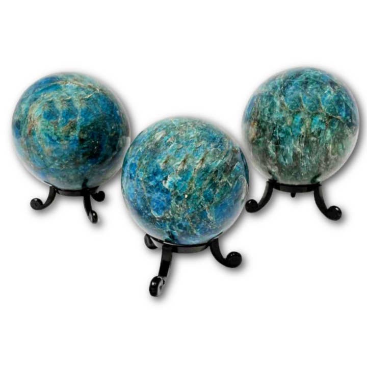 Blå Apatitkugle for engroshandel hos Crystal Magick Wholesale Ltd