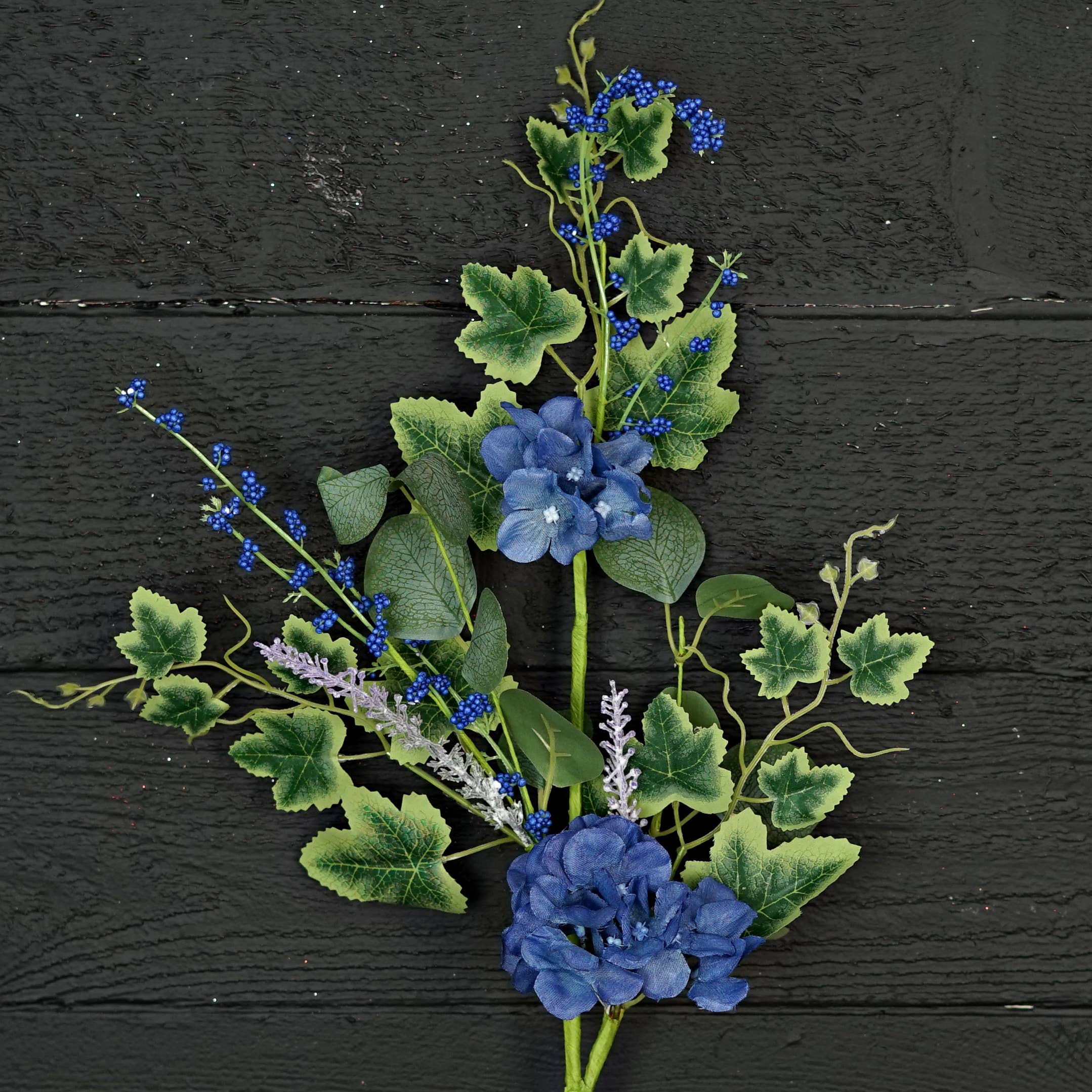 Impressive Enterprises, Inc. - Wholesale Artificial Flowers - 35625-24in Spray-Blue Hydrangea Garden5