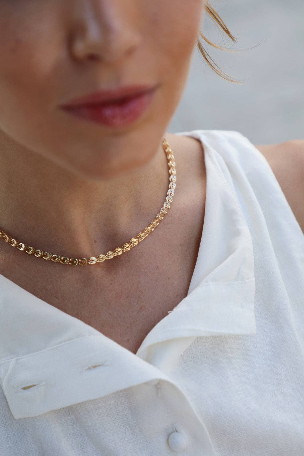 Waekura - Wholesale Link & Chain Necklace - Anwar Necklace4