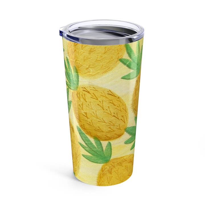 Pineapples Tumbler 20oz for wholesale by Kimberly Ratliff Art