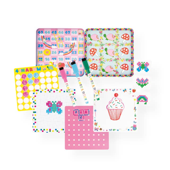 Floss and Rock - Wholesale Magnet - Kids & Baby - Magnetic Fun & Games Tin - Rainbow Fairy1