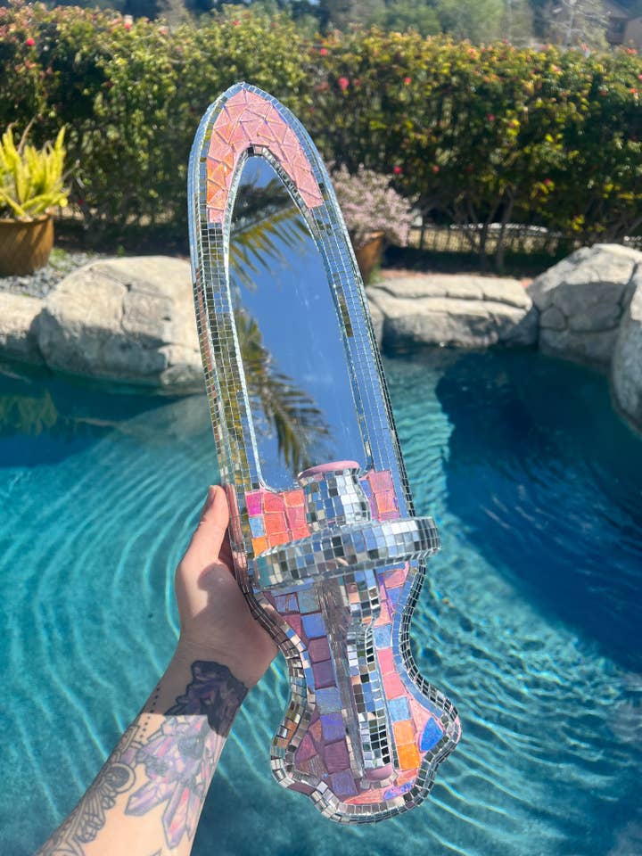 Bougeoir et miroir Disco Deco n° 3 pour la vente par Aurafy