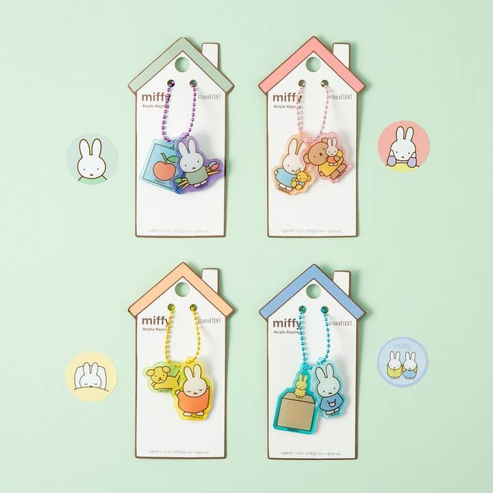 K-Wonderland - Wholesale Keychain - Women's - Miffy Acryl Key Ball chain Ring Charm6