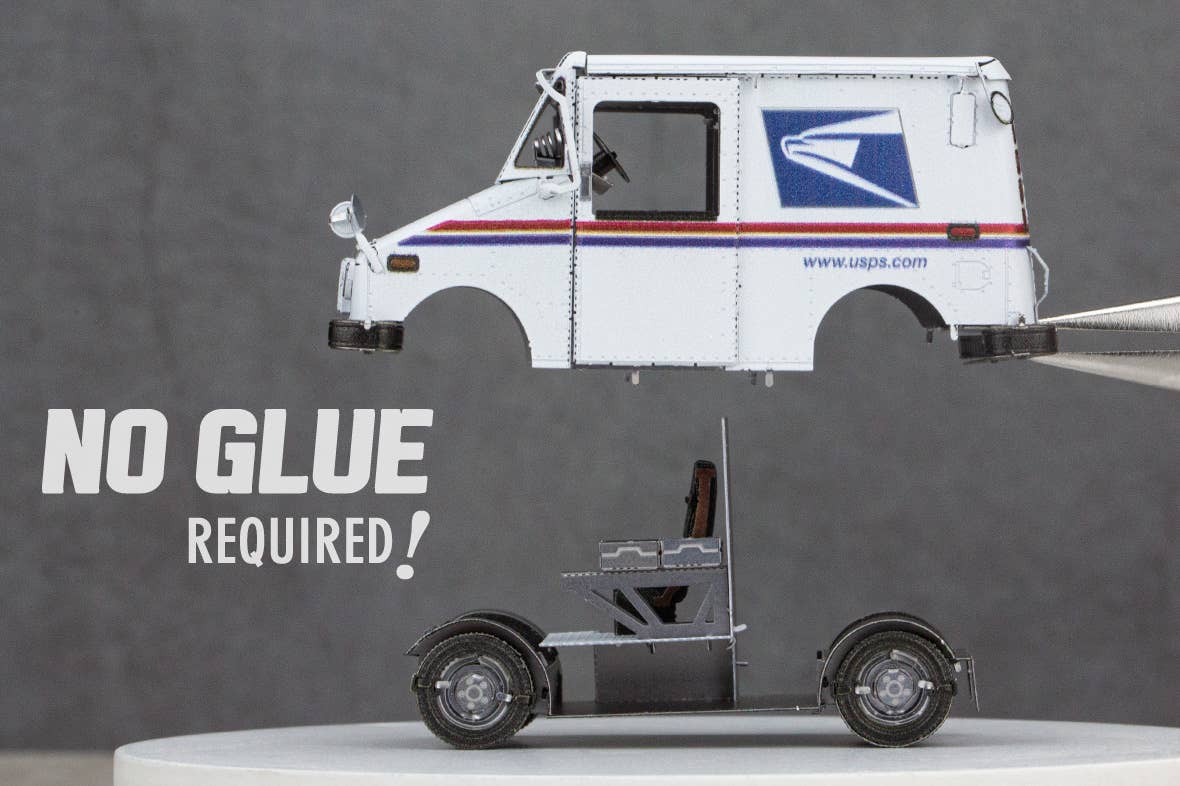 Metal Earth - Wholesale Decorative Tabletop Object - USPS LLV Mail Truck9