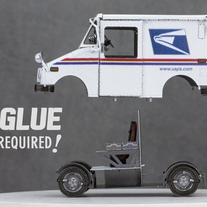 Metal Earth - Wholesale Decorative Tabletop Object - USPS LLV Mail Truck9