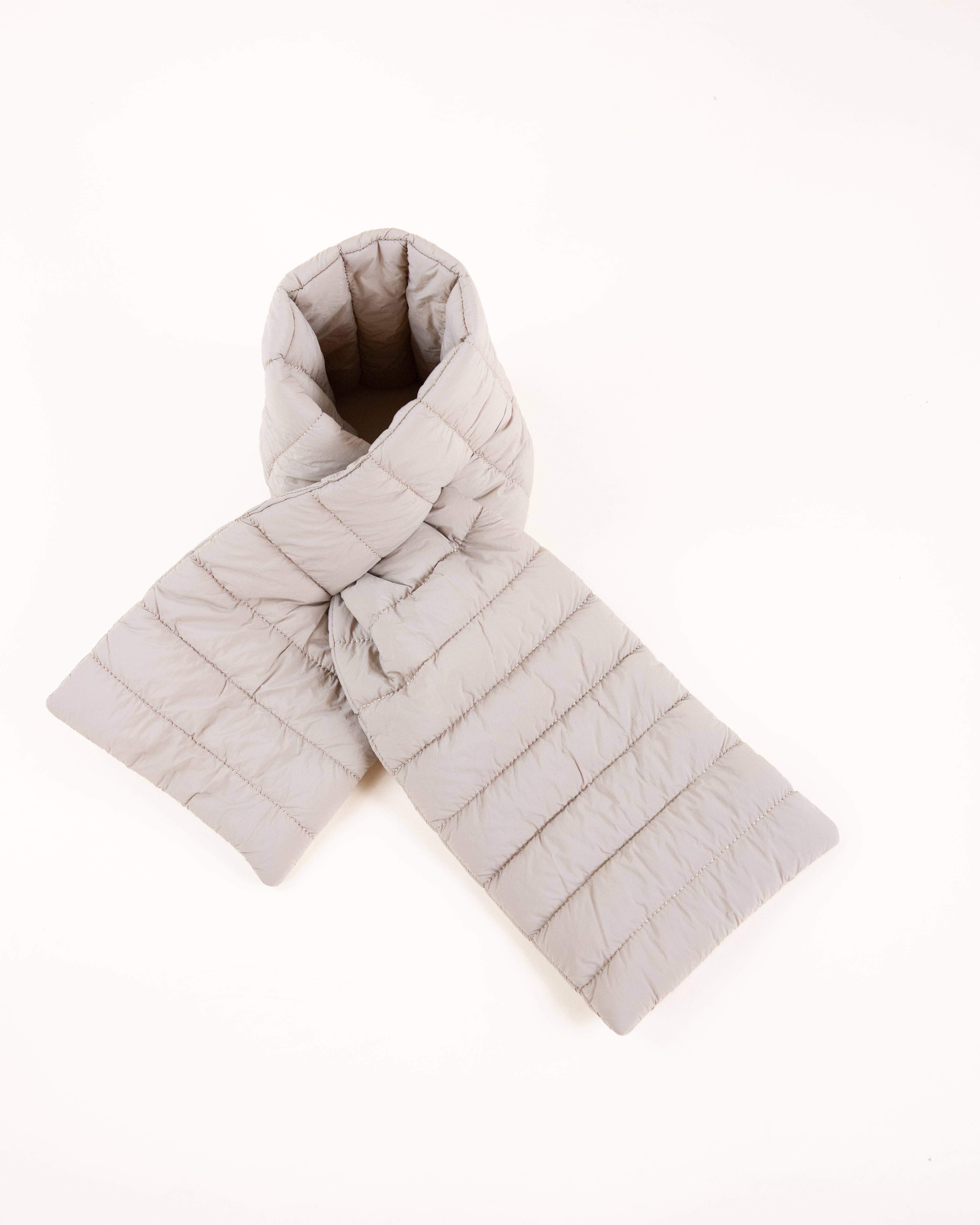 Original USA - Wholesale Scarf - Women's - Solid Matte Ribbed Puffer Keyhole Scarf1