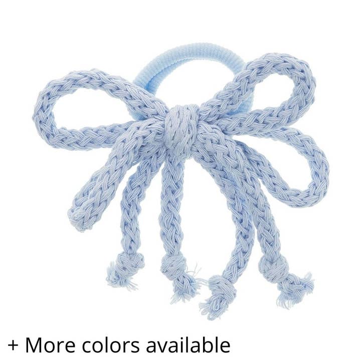 Laço de cabelo de cordão de algodão por atacado de Siena Hair Accessories