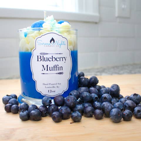 Blueberry Muffins for wholesale by Serene Nights Candle Co.