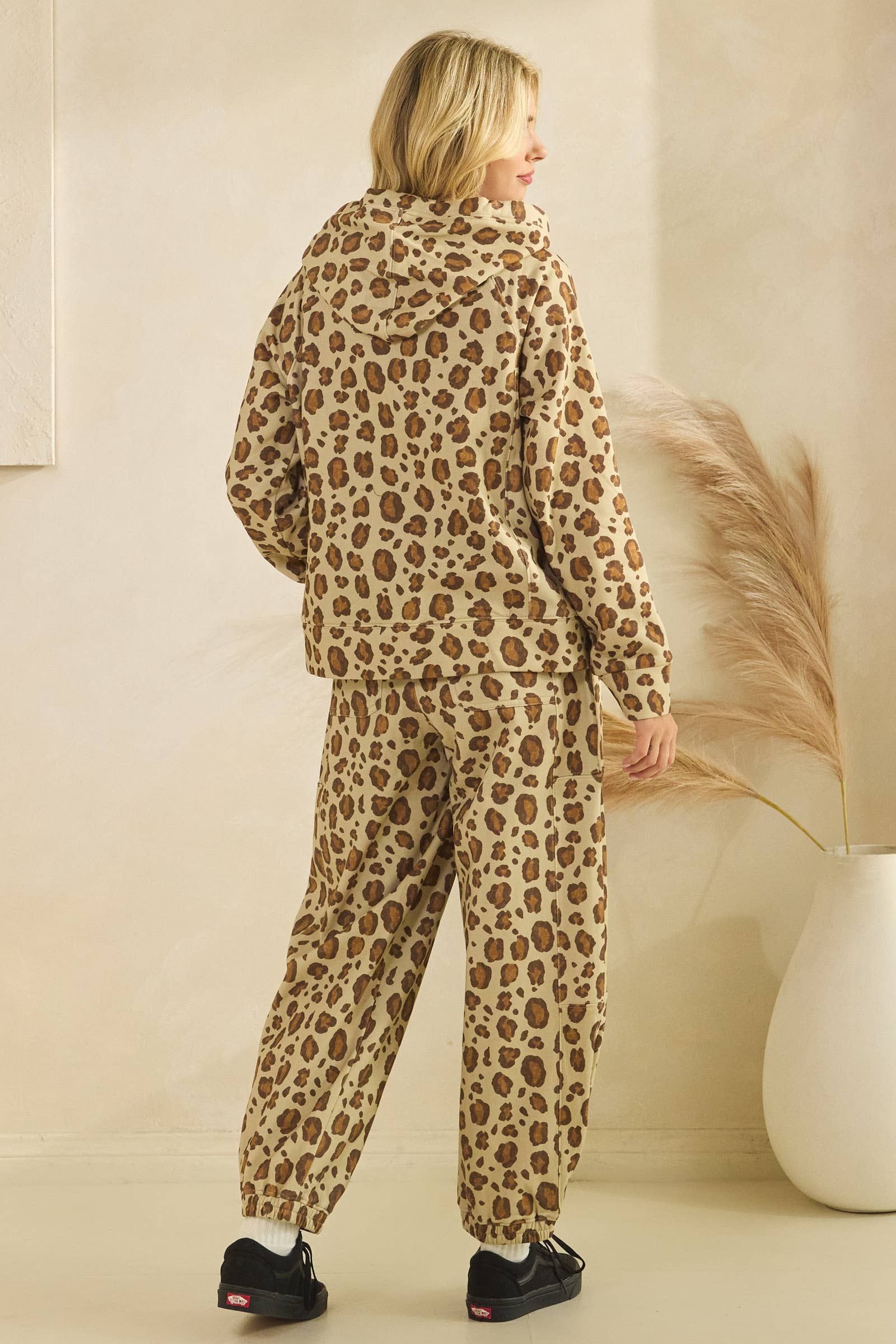 Veveret - Wholesale Pants - Women's - Printed French Terry Pants75