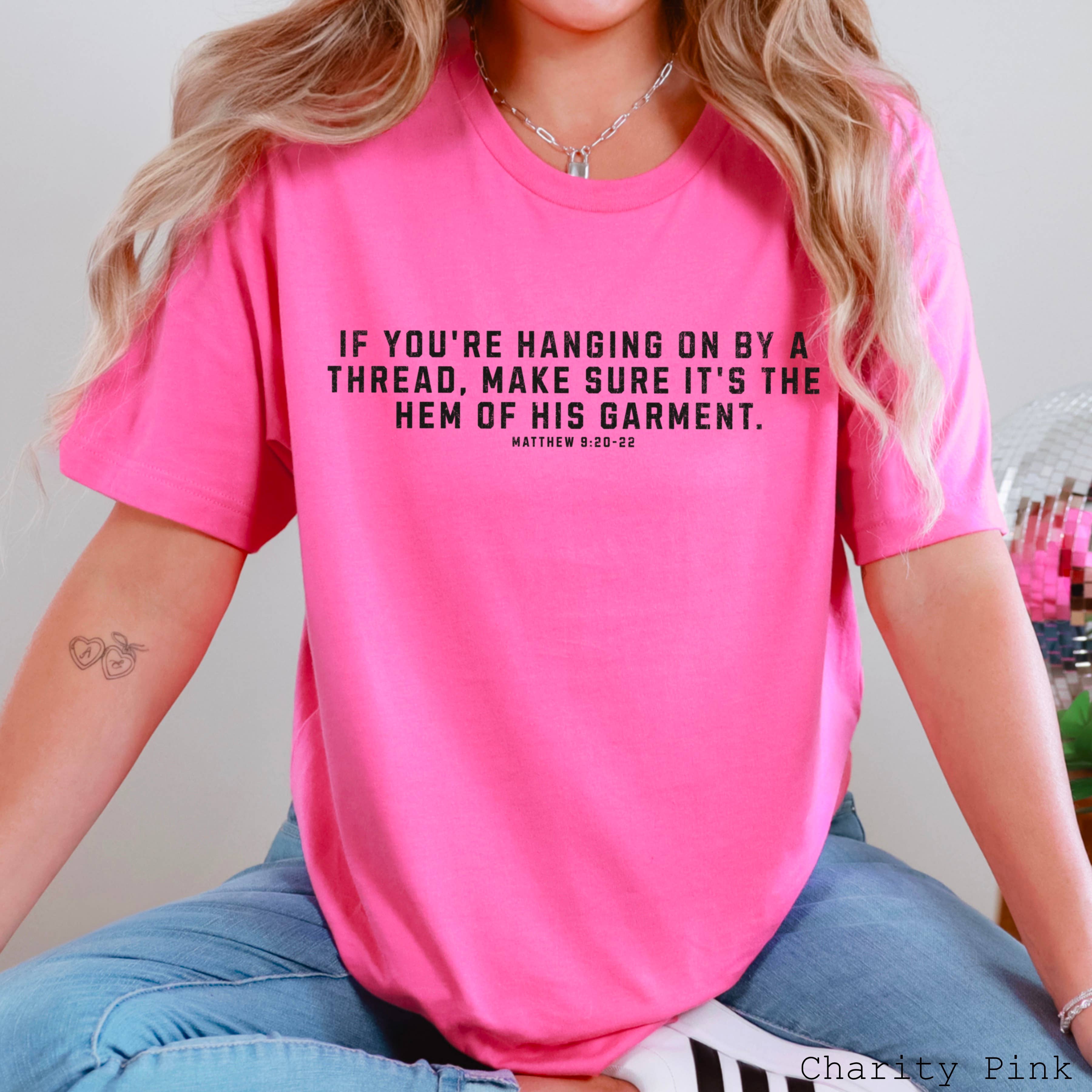 Shoppe SHC – wholesale T-shirt med logga - Dam – Om du hänger på en tråd T-shirt | Bella Canvas6