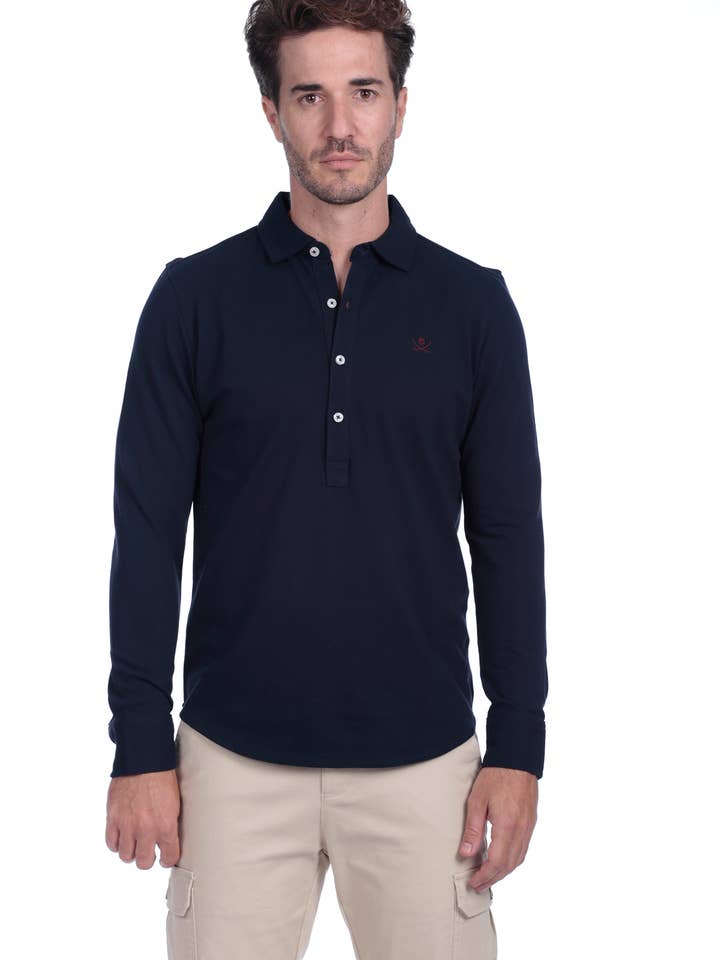 Polo Camicia Uomo The Time Of Bocha QI1PCAMI-MARINO per la vendita all'ingrosso da parte di The Time of Bocha