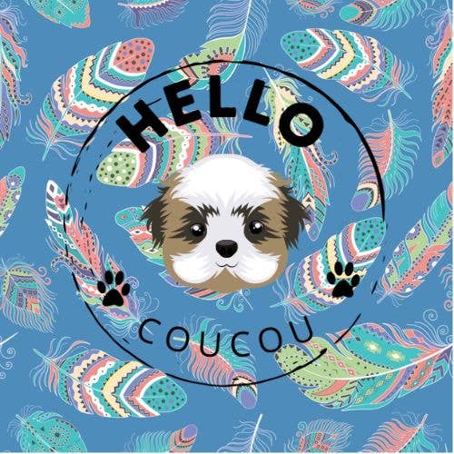 Hello Coucou – wholesale Pet nappy – Dog – Feathers Galore - Female Nappy DIAPER DOG CAT