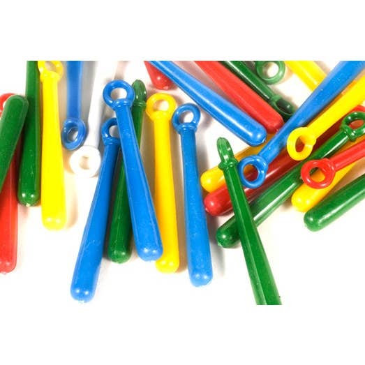 Charms Vintage-Anhänger für Baseballschläger aus Kunststoff, 50 Stück für den Großhandel von Party Bibs