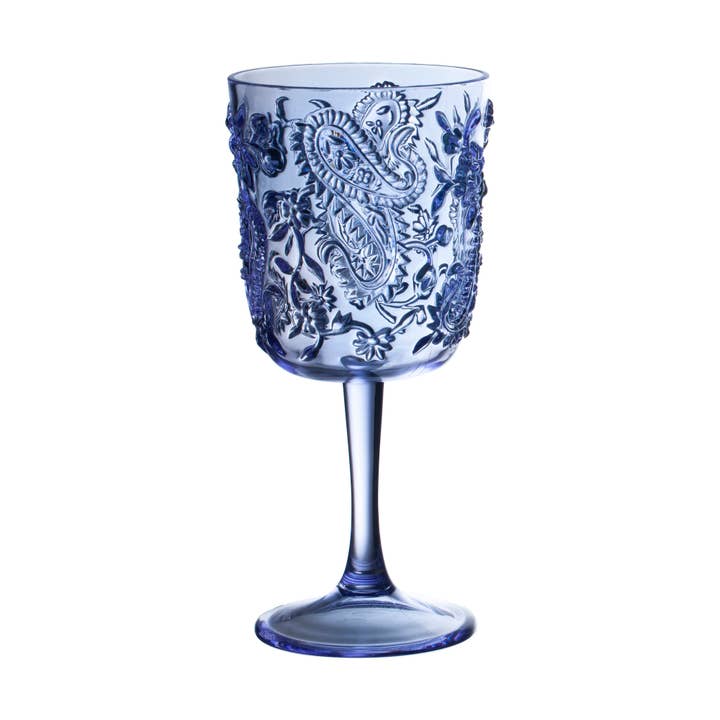 LeadingWare - Wholesale Wine Glass - AC-1013 - 13 oz. Paisley Wine Glass