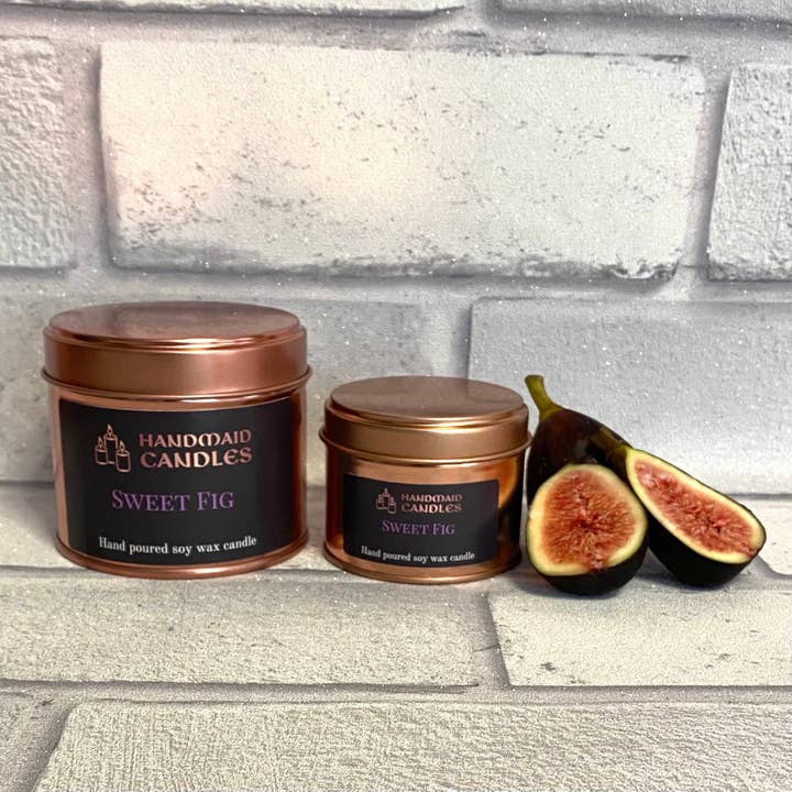 Sweet Fig Scented Candle for wholesale by HandMaid Candles