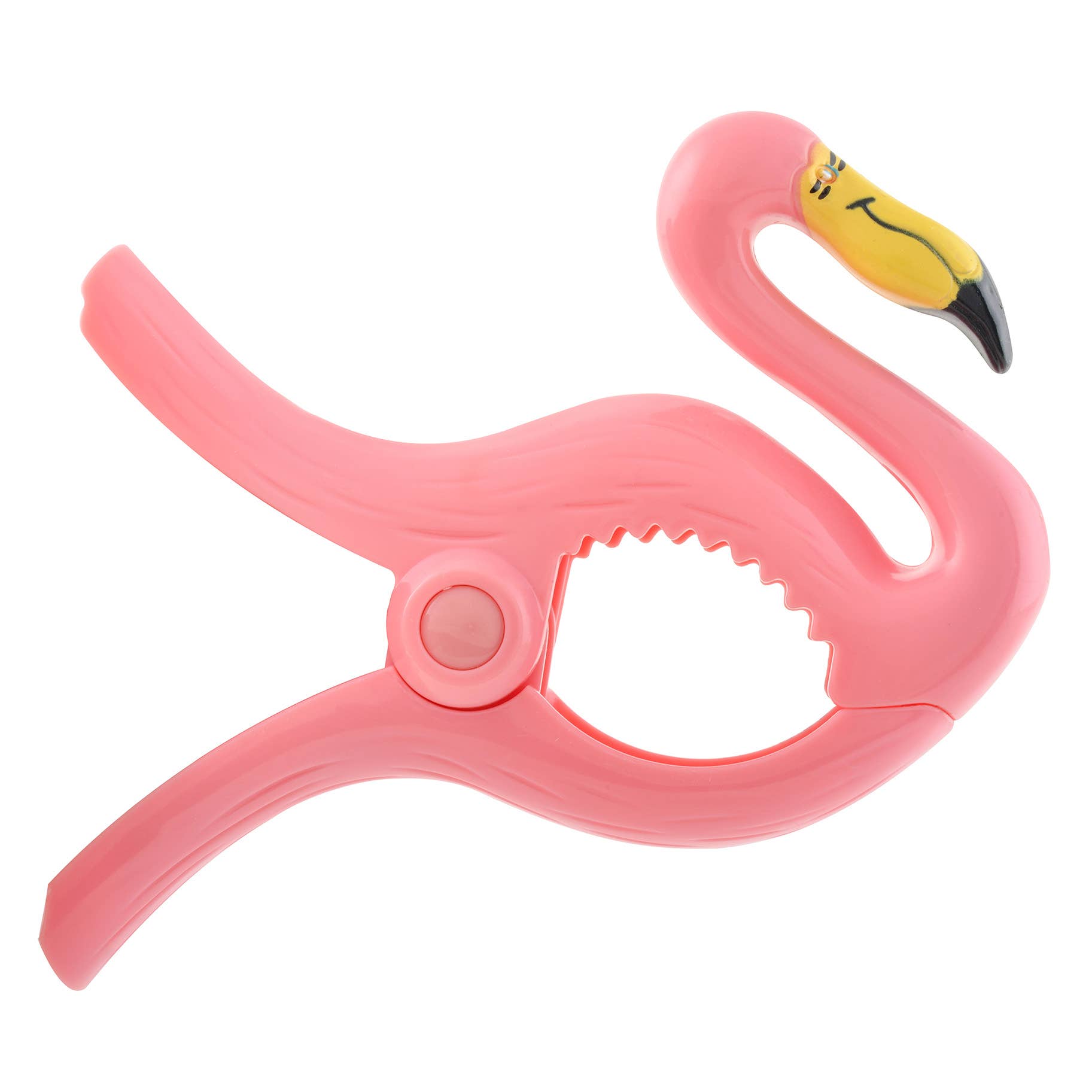 O2Cool - Wholesale Beach Accessories - O2COOL Boca Towel Clip Flamingo1