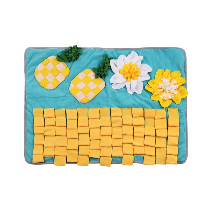 Archstone Collections - Wholesale Pet Food Mat - Dog - Archstone Pet Snuffle Mat - Pineapple, Feeding Training Mat