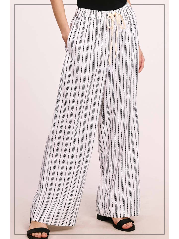 La Miel – Calças - Mulher por atacado – JDP4228-Calças de Design Padronizado de Corte Descontraído Com Bolsos21