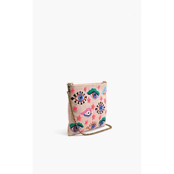 America & Beyond - Wholesale Clutch Bag - Women's - Mystic Gaze Pink Clutch