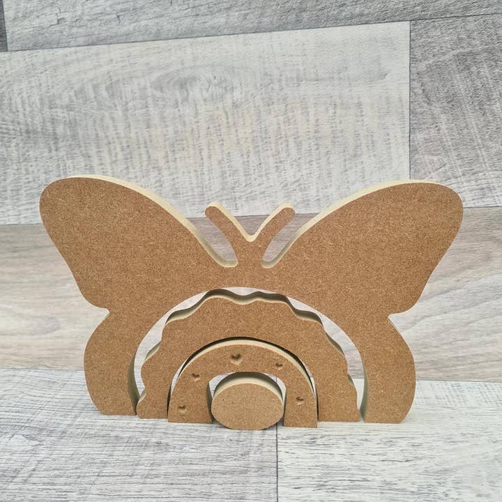 Funky butterfly rainbow for wholesale by Manchester Craft Blanks