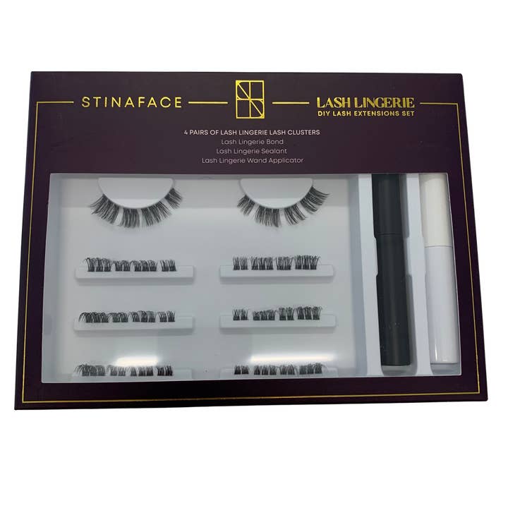 StinaFace - Wholesale False/fake eyelashes - Lash Lingerie 4 pair set2