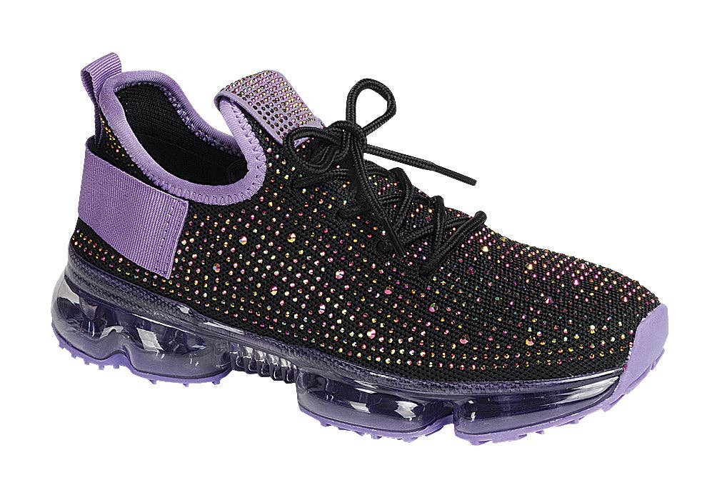 Mars Sky Shoes Wholesale - Vente Baskets tendance – femme - Pack de 18 paires de baskets transparentes en Flyknit avec strass pour femmes Forever FLOW-22 - 18,45/paire4