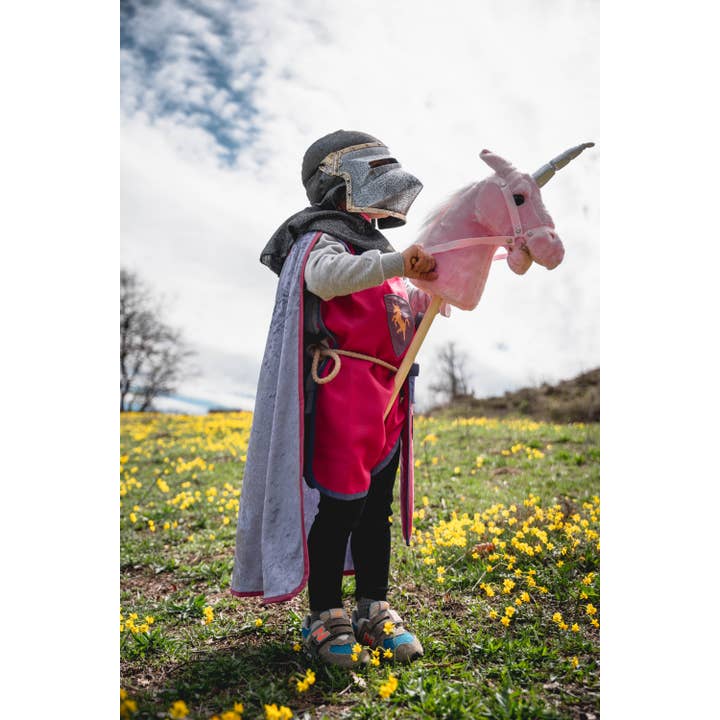 KALID MEDIEVAL - Wholesale Klassiek speelgoed - Kinderen - PLUCHE EENHOORNPAARD SOFTIK - ST3422