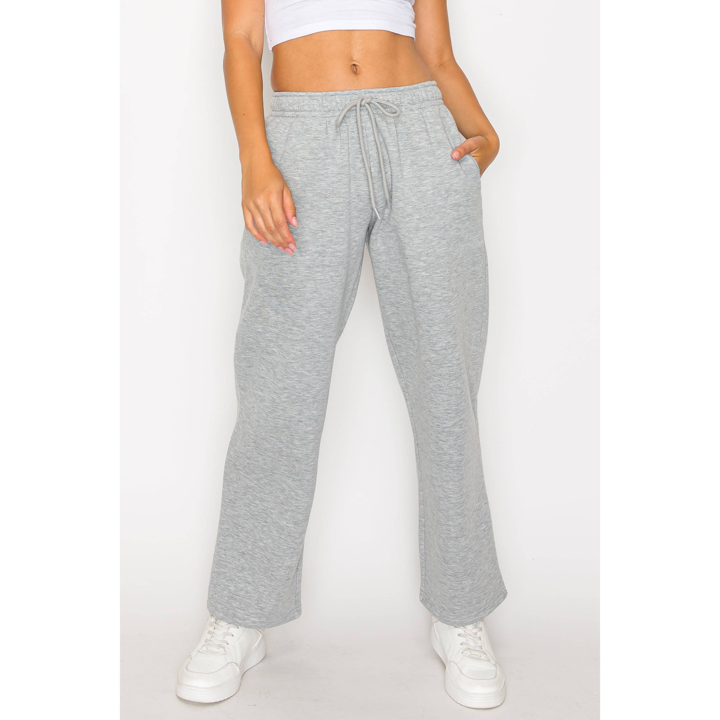 UP CLOTHING - Wholesale Athletic Sweatpants/Joggers - Women's - Straight Leg Fleece Sweatpants7
