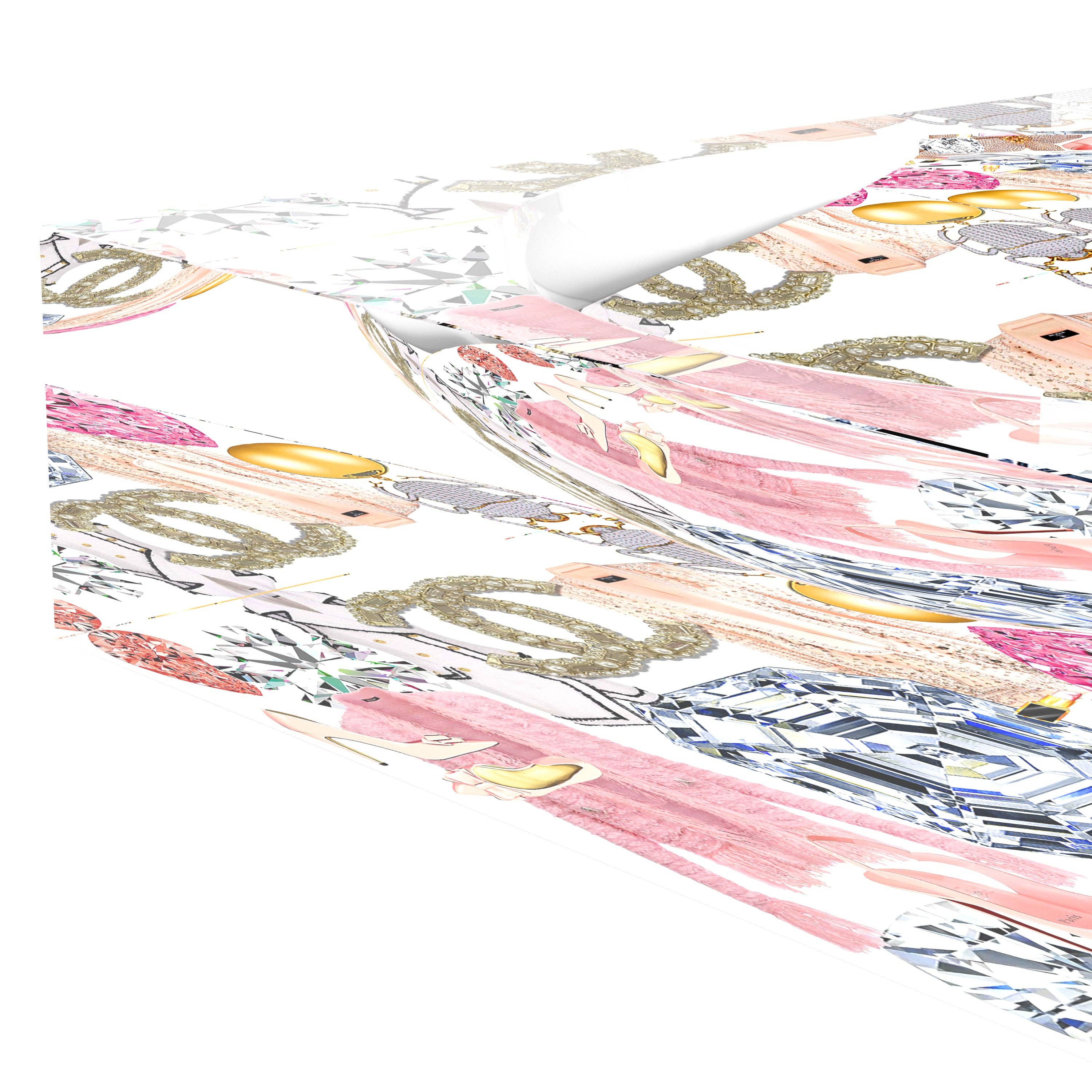 Nicolette Mayer Collection - Vendita all'ingrosso Ciotole/Piatti decorativi - Piatto Portaoggetti Bougie Women Nuevo Rosa Bianco in Acrilico6