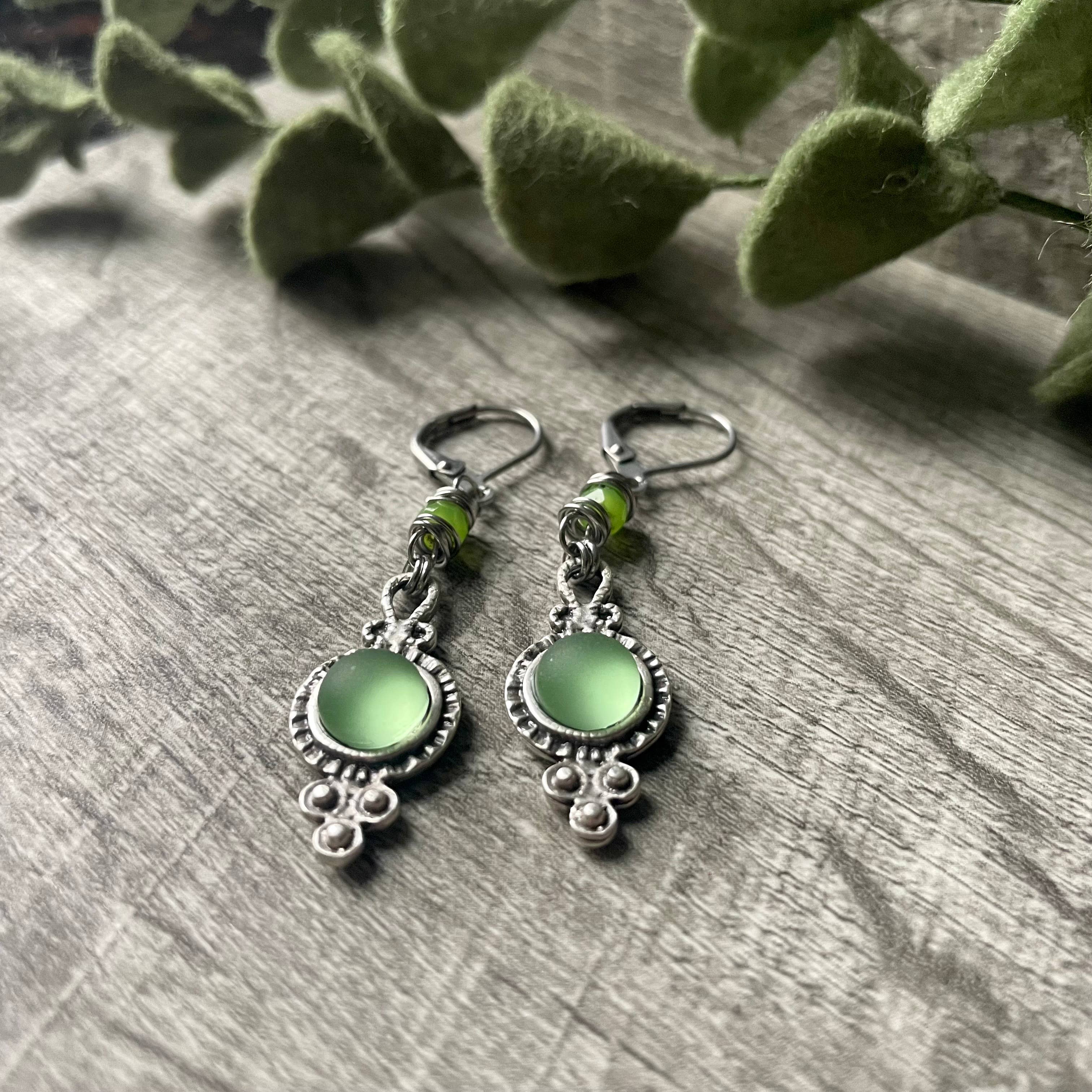 Spirit Glassworks - Wholesale Dangle Earrings - Antique Earrings Silver5
