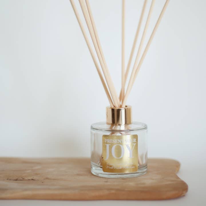 Present Your Joy - Wholesale Reed Diffuser - Rose Geranium & Amber 100ml Diffuser