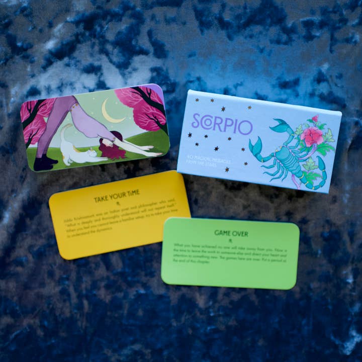 Red Wheel/Weiser LLC - Wholesale Tarot Cards - Scorpio Pocket Zodiac Cards: 40 Magical Messages