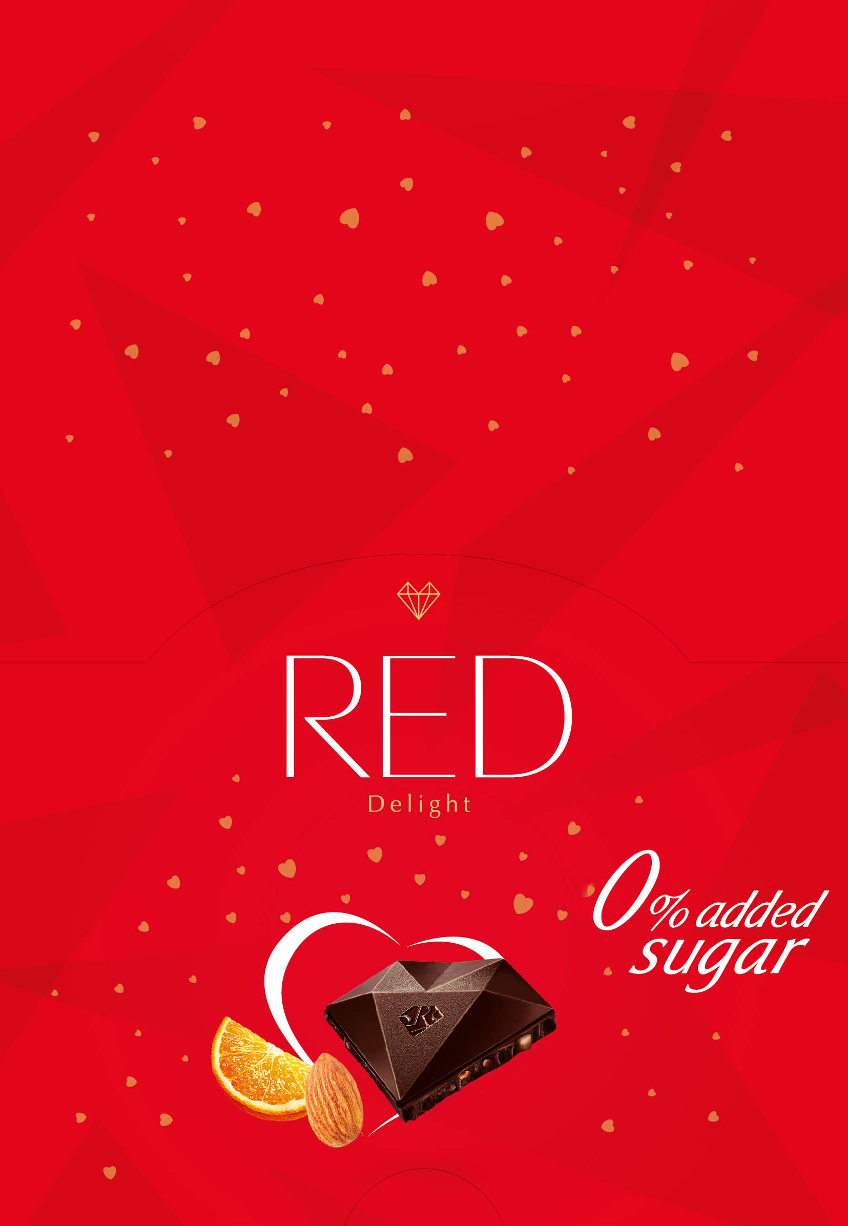 RED Chocolate - Wholesale Chocolate Bar - RED Delight®™ Orange and Almond Dark Chocolate 0.92oz Bars4