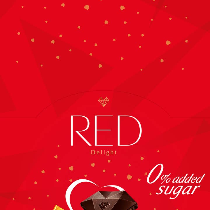RED Chocolate - Wholesale Chocolate Bar - RED Delight®™ Orange and Almond Dark Chocolate 0.92oz Bars4