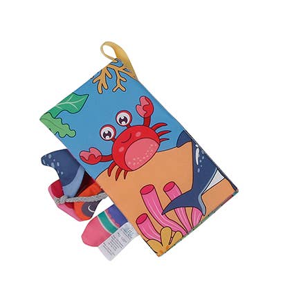 London Bridge & Maison Chic - Wholesale Baby & Toddler Book (0-2) - Animal Tails Cloth Book Assortment Refill20