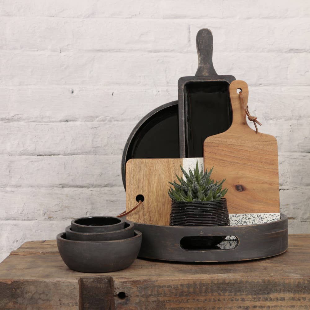 EARTHWARE – wholesale Skål – Mango träskål Jack S2