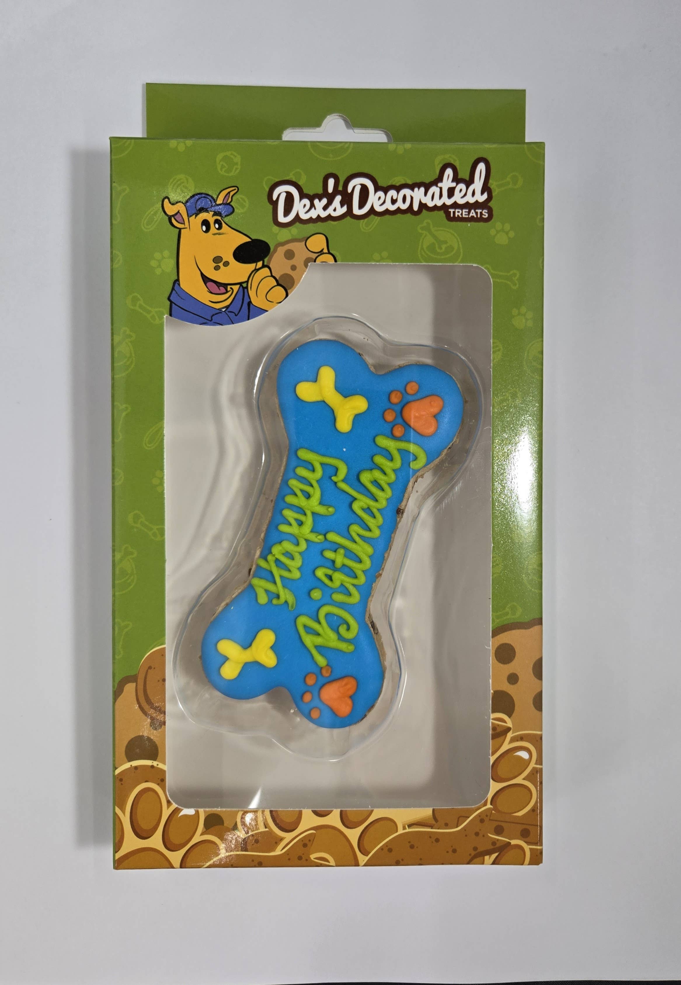 The Doggie Express - Wholesale Pet Treats - Dog - Large Happy Birthday Bone - Packaged1