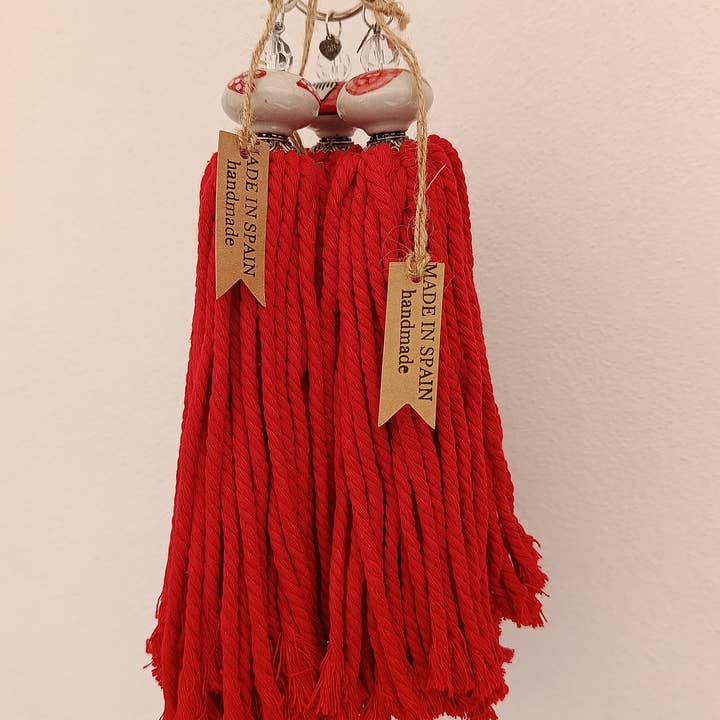 Red Earth Collection Red Threads Tierra Colorada - Decorative Boho Tassel for Curtains, Doors for wholesale on Faire26