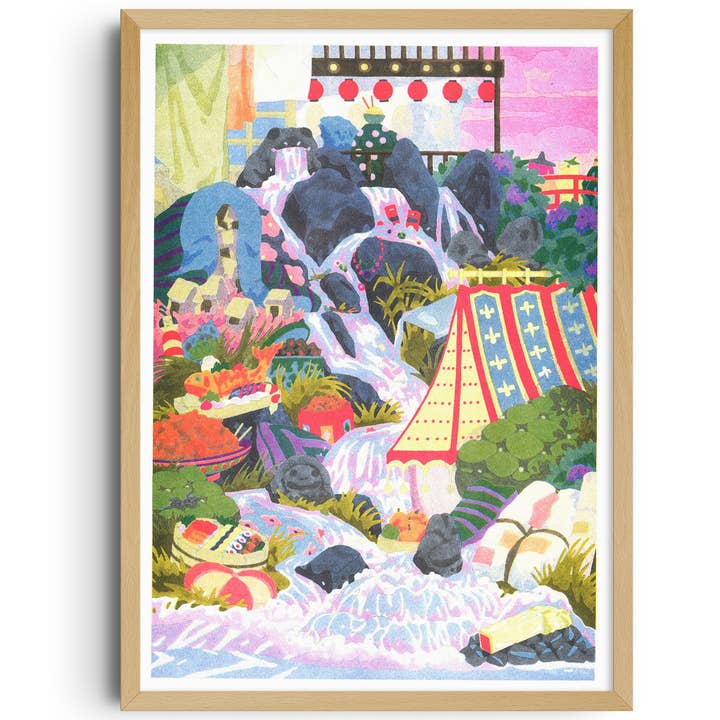 A3 poster - Miyazaki/Chihiro - Camille Gobourg for wholesale by KIBLIND Atelier