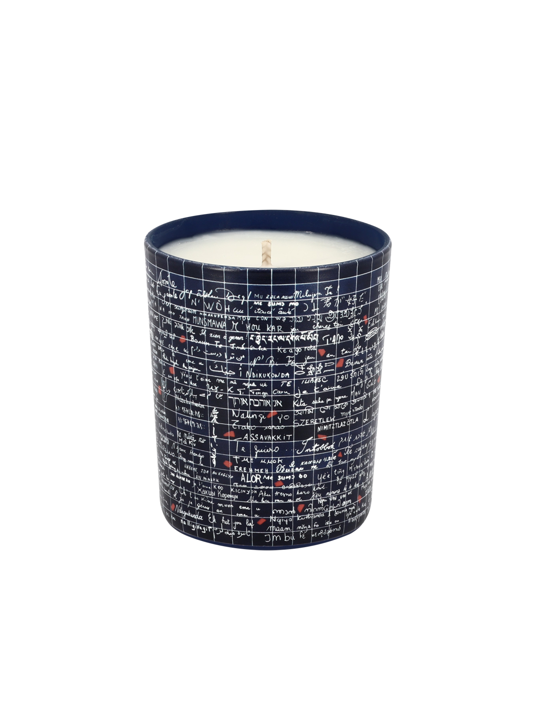Les Lumières du Temps - Wholesale Jar/Filled Candle - Candle The Wall of I Love You 180 g Cotton Flower1