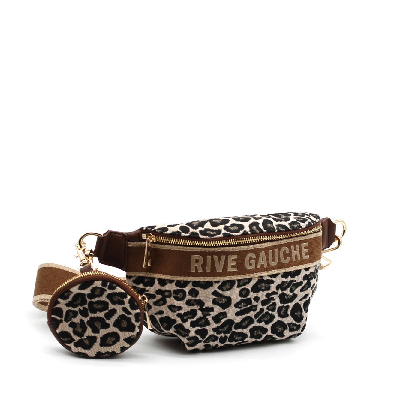 Vimoda - Wholesale Belt Bag - Women's - LEOPARD Leopard canvas fanny pack pouch 1