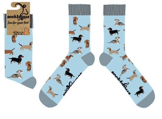 Socktopus - Vendita all'ingrosso Calzini - Unisex - Calzini per cani Sausage - Dasching Around 26
