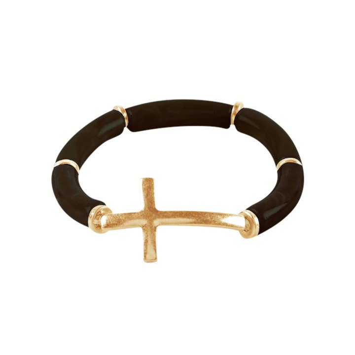 Viv&Lou - Wholesale Bangle Bracelet - Grace Cross Bracelet