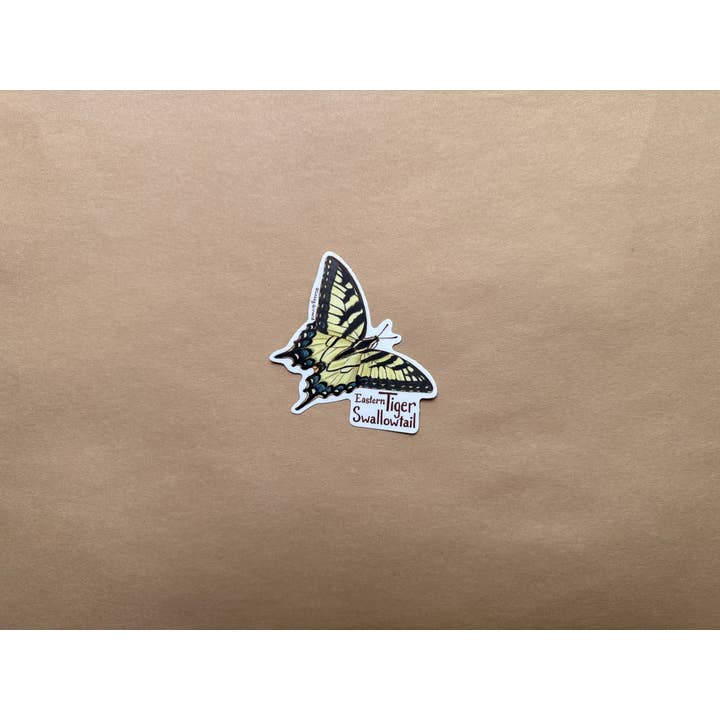 River Thrush Studio - Wholesale Sticker - Eastern Tiger Swallowtail - Vinyl Sticker1