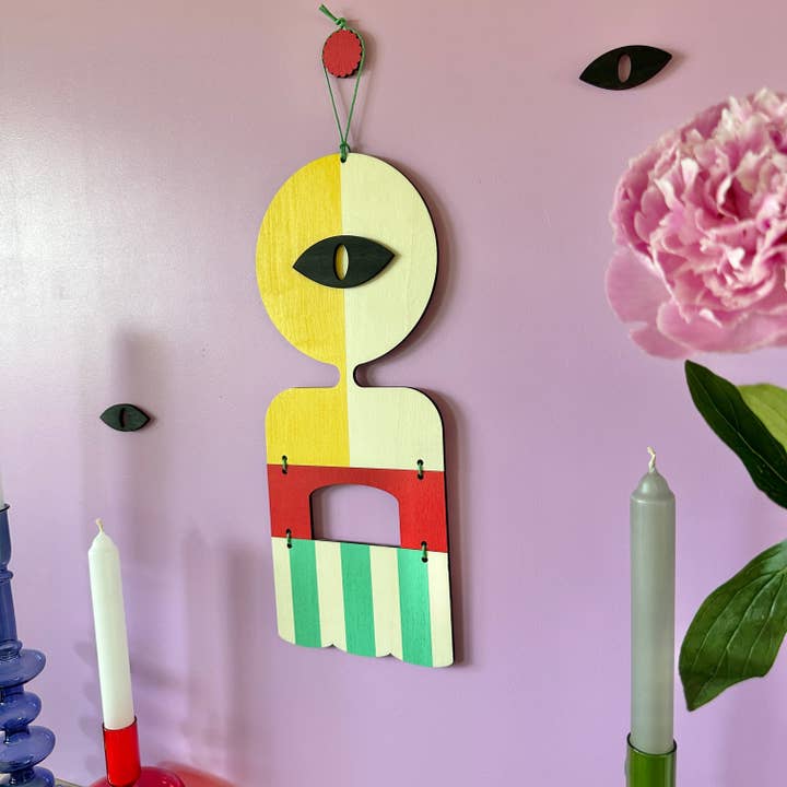We Are Lunarium Ltd - Wholesale Wall Accent - Vibrant Wall Hanging - Bold Pop Art Decor - Maximalist Decor