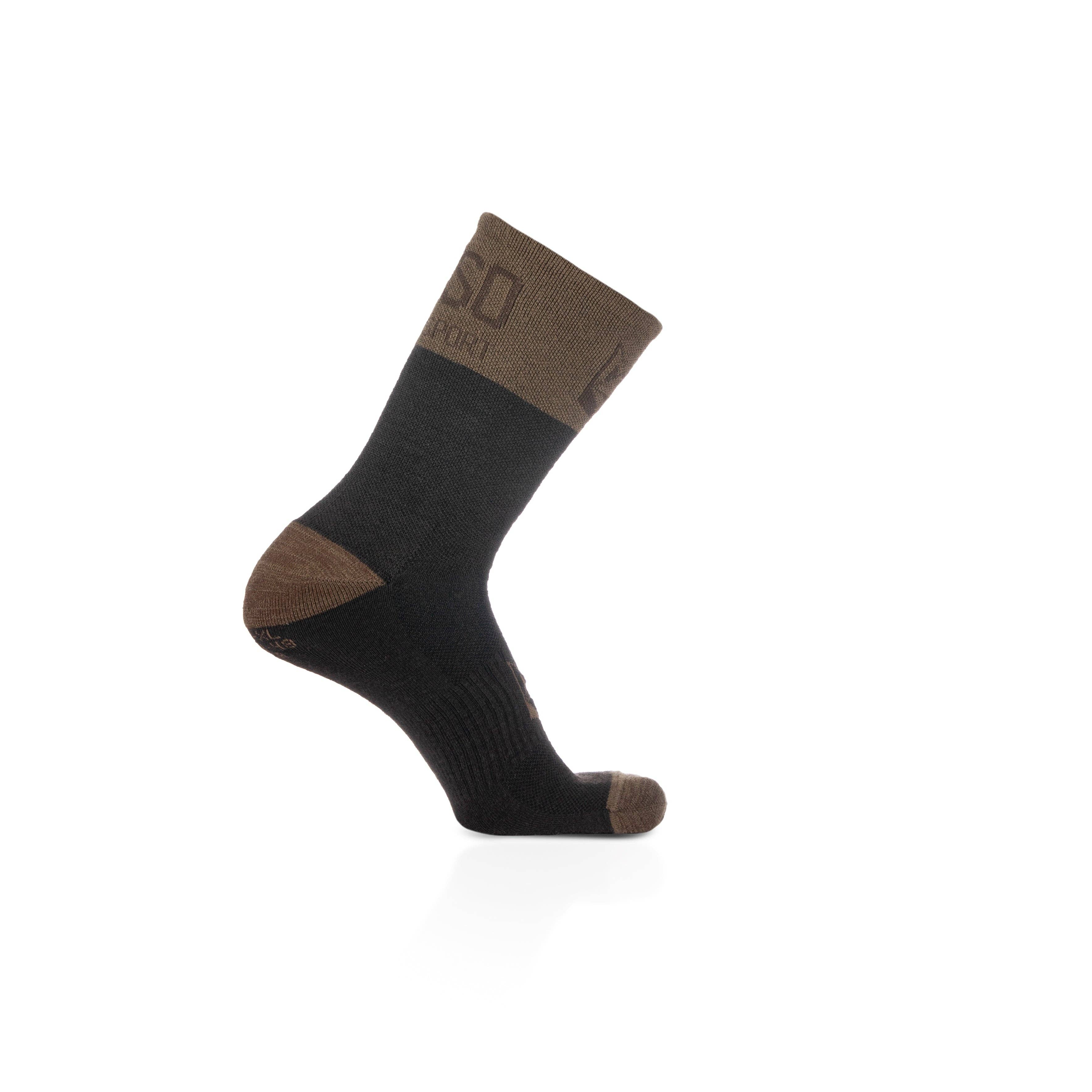 OTSO - Vendita all'ingrosso Calzini - Unisex - Calzini in Lana Merino a Taglio Alto Brown Trunk19