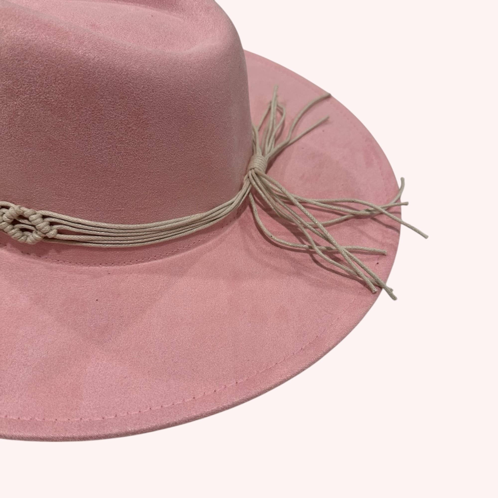 Queens INC - Wholesale Hat Accessory - Women's - Handwoven Macramé Hat Band – Set of 3 (Boho Chic Adjustable)3