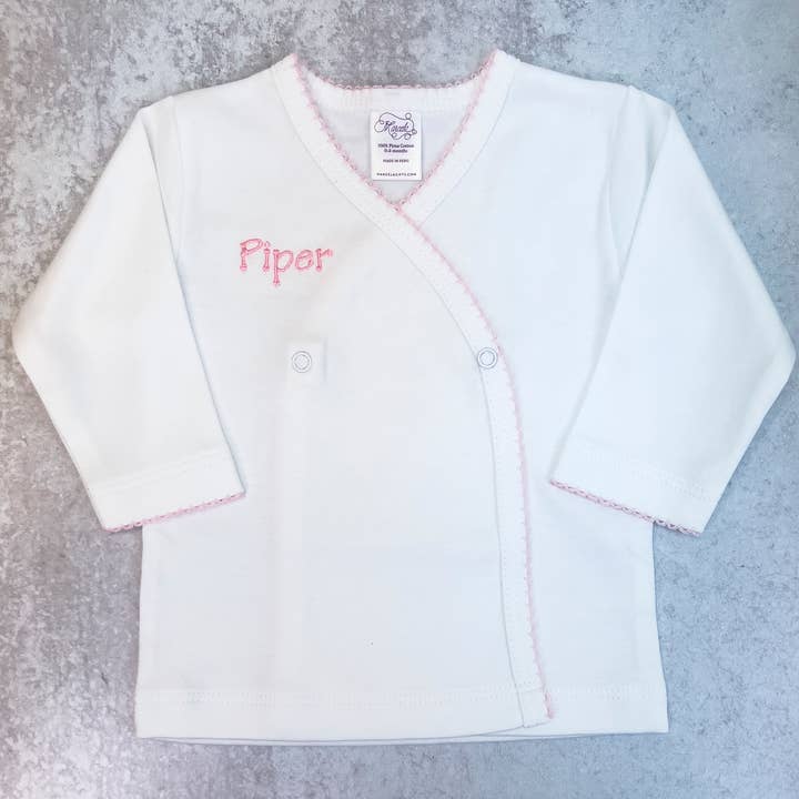 MARCELA - Wholesale T-Shirt - Baby - Pima Cotton Baby Button Shirt