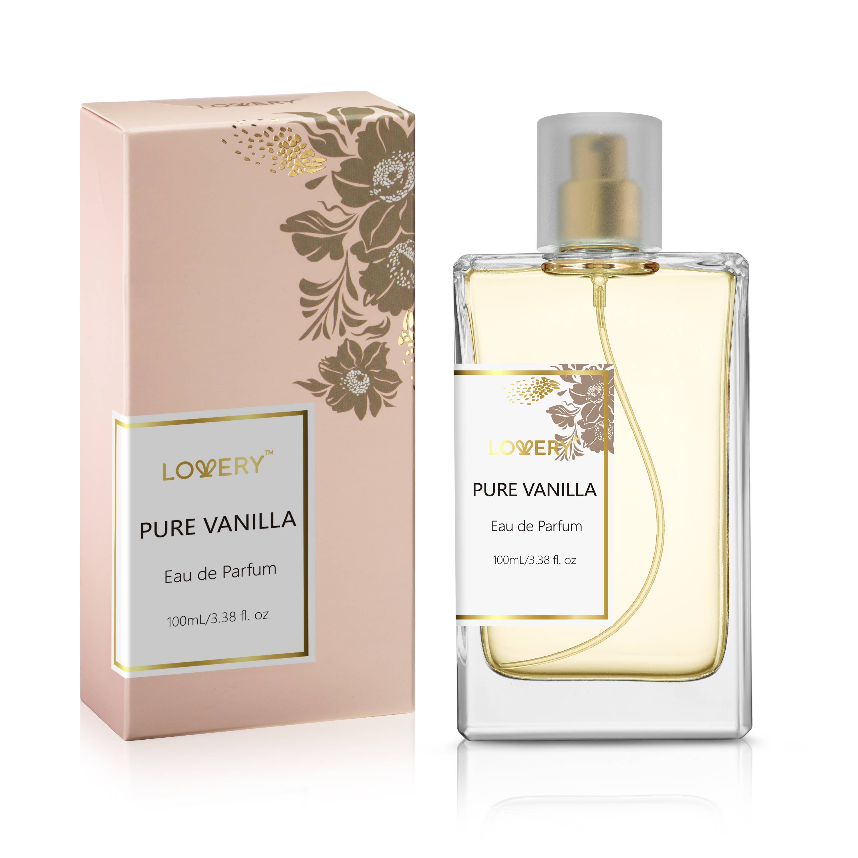 Lovery - Vente Parfum/Eau de toilette - Parfum à la vanille pure pour femmes et hommes, 3,38 fl oz, durable